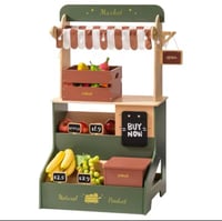 Image 1 of Palermo Wooden Grocery Stand