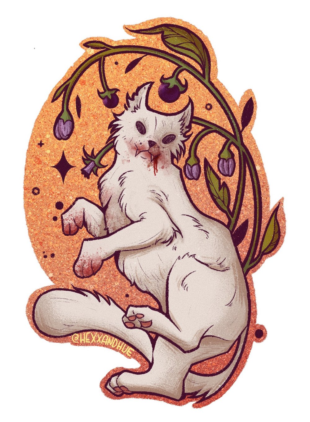 Image of "Hallowkitty" Sticker 