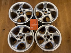 Image of Genuine Porsche 911 996 Carrera 4 Millennium Edition 18" 5x130 Alloy Wheels REFURBISHED
