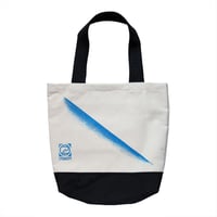 Image 1 of Canvas Tote blue shopper