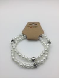 Image 1 of White Pearls bracelets