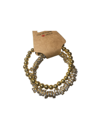 Image 2 of Gold beaded bracelets