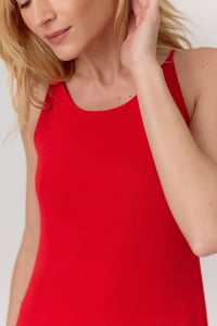 Image 5 of Vestido Analie Rojo