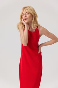 Image 4 of Vestido Analie Rojo