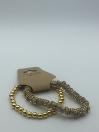 Image 5 of Gold beaded bracelets
