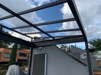 Pérgola en Extructura metálica