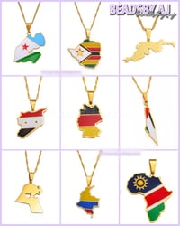 Image 3 of PRE-ORDER COUNTRY FLAG NECKLACES 