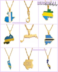 Image 4 of PRE-ORDER COUNTRY FLAG NECKLACES 