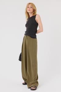 Image 3 of Pantalon Jeanne Kaki