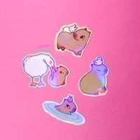 Image 1 of Capybara Sticker Pack