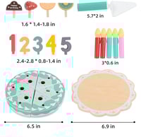 Image 6 of Paloma Wooden Birthday Cake