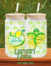 Image 1 of Lemon Love- 16oz Limited Edition Glass Cans