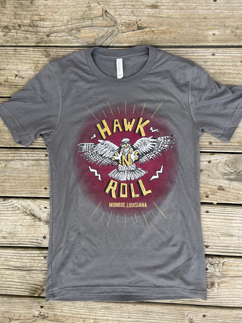 Image of Adult Hawk N Roll Tee
