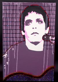 Image 2 of Lou Reed - Transformer Purple canvas