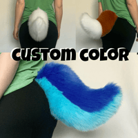 Image 1 of Custom Color Hyena or Mini Canine/Fox Tail