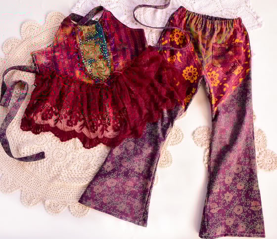 Image of Tapestry Bells & Kantha Top Set 