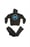 Image of Hustle Allstar Stacked Suit (Charcoal/Reflective Sky Blue) 