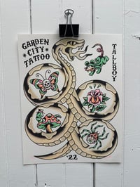 Tallboy Snake Flash Riso Print