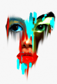 Image 1 of Limited Edition Canvas Print – "Try (not) to Lose Yourself" by Evzy