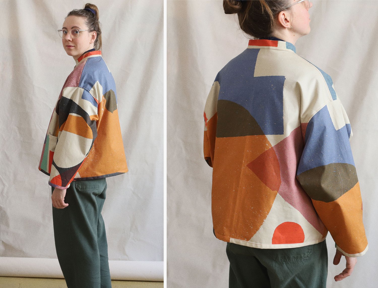 Image of COLOR SHAPES WIDE JACKET 