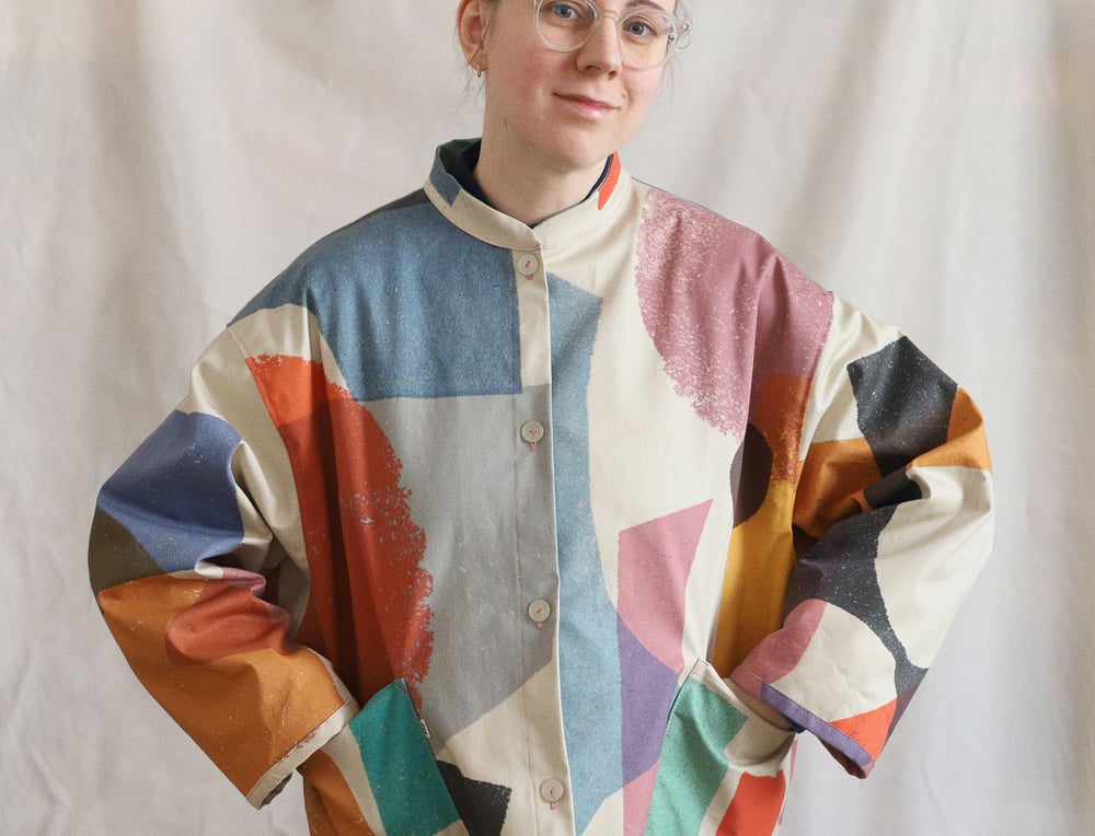Image of COLOR SHAPES WIDE JACKET 