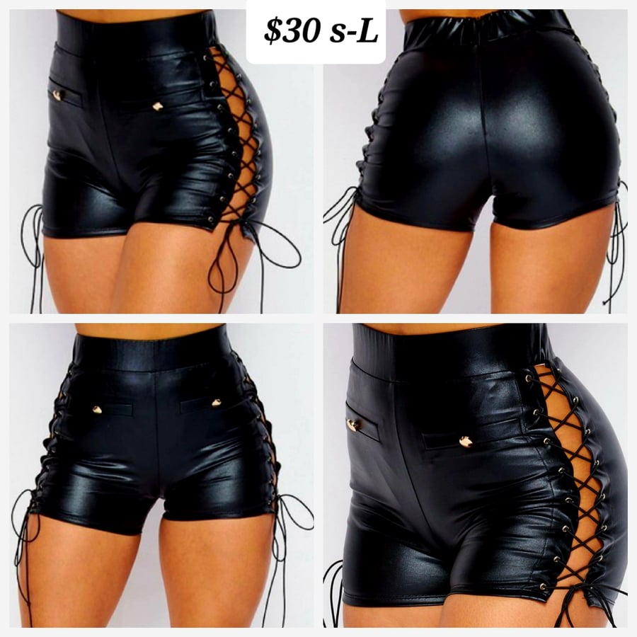 Image of $30 leather short pant