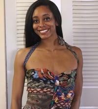 Image 3 of Vintage tie crop