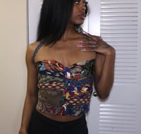 Image 6 of Vintage tie crop