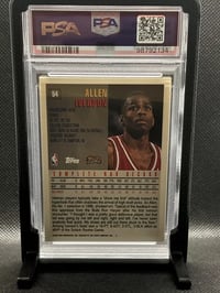 Image 2 of 1997 TOPPS #54 ALLEN IVERSON 76ERS HOF PSA GEM MT 10 FRESH NEW SLAB!