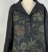 Image 2 of Black and Gold Garden Swing Coat