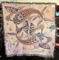 Image 3 of NEW! • PLANKTONAUTS v5 • CUSTOM TAPESTRY • 62 x 62 Inches! 