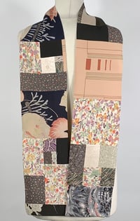 Image 1 of Peach and Black Dance Scarf