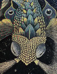 Image 10 of NEW! • PLANKTONAUTS v5 • CUSTOM TAPESTRY • 62 x 62 Inches! 