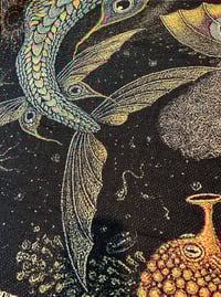 Image 12 of NEW! • PLANKTONAUTS v5 • CUSTOM TAPESTRY • 62 x 62 Inches! 