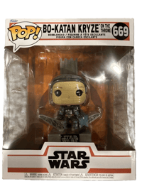 Image 1 of Funko Pop! Deluxe: Star Wars - Bo-Katan Kryze on the Throne #669