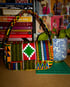 Chroma Kente Puffy Baguette Bag Image 5