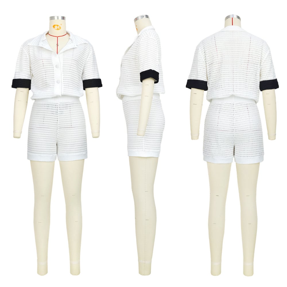 Image of “Lyric” White Knitted Two Piece Set