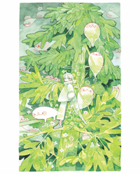 Ghosts live in this tree Print