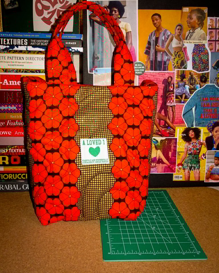 Sakura #1000 Quilted Tote Bag- Small
