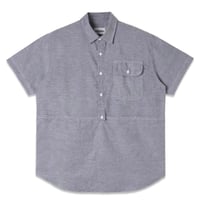 Image 1 of Chambray "Joey" shirtsleeve overshirt