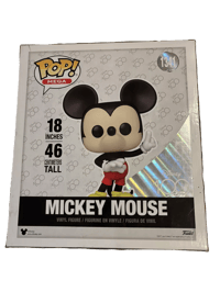 Image 1 of Disney Mickey Mouse 1341 Funko Pop Mega 100th Anniversary Exclusive 18” Inches