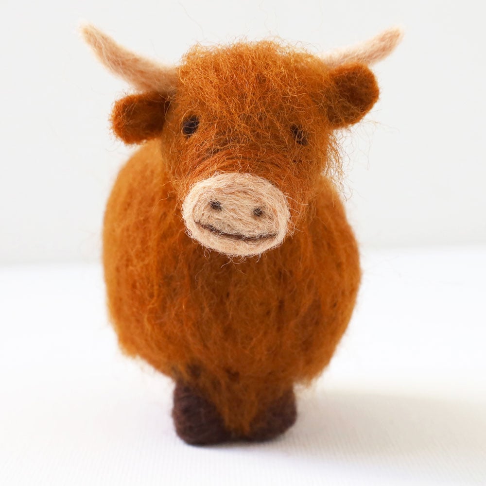 Highland Cow - Needle Felting Kit