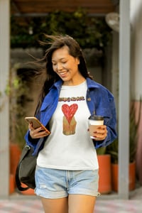 Seething Hearts Fitted Tee