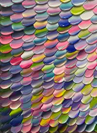 Image 3 of 'Cornflower's dream' - 94x94cm, FRAMED