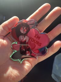 Image 2 of Grey Valentine's Keychain