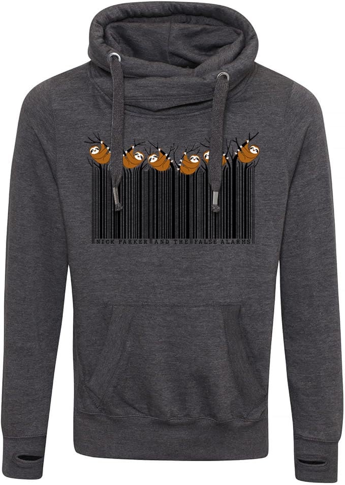 Image of Sloth Cross Neck Hoodies