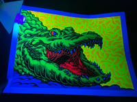 Image 2 of Alligator (for Phil), 2024 (Rainbow Foil Variant)