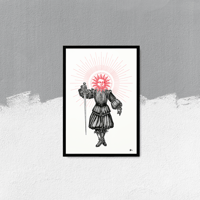 Image 1 of LIMITED EDITION RUN OF 10, "Daybreak" 13"x19" Watercolor Paper Art Print