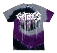 Image 1 of ENTHEOS PURPLE TIE DYE DRIP LOGO TEE 