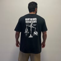 Image 1 of Heavy Weights 4 Heavy Hearts Tee (Black)